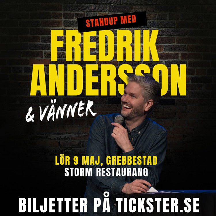 Stand up med Fredrik Andersson
